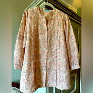 J.McLaughlin Laramie Silk-Blend Blouse                        Worn once
